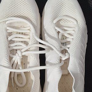 Men Off White Premium Knit Brune Active Sneakers